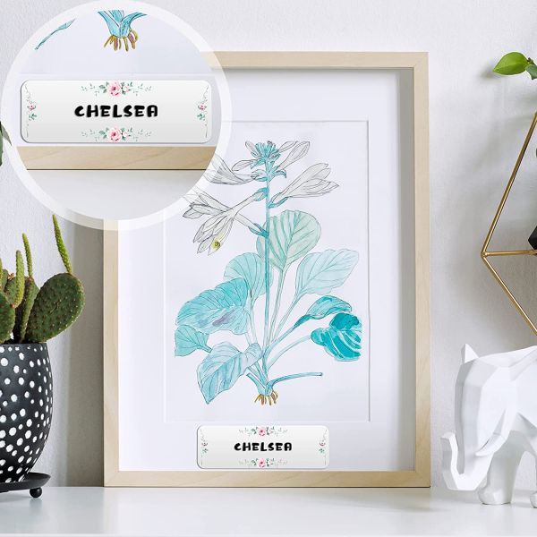 Custom Aluminum Sublimation Blanks - White Metal Name Tag Badges for Brand Logo Printing, High Quality Wholesale Pins & Badges