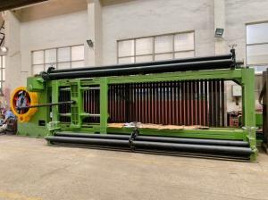 Best Double Twist Gabion Box Mesh Machine 84x105mm Hexagonal Wire Knitting Netting 2300mm Width wholesale