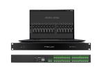 16 Channel Processor Audio Sound System 108dB , Digital Mixer Audio Processor