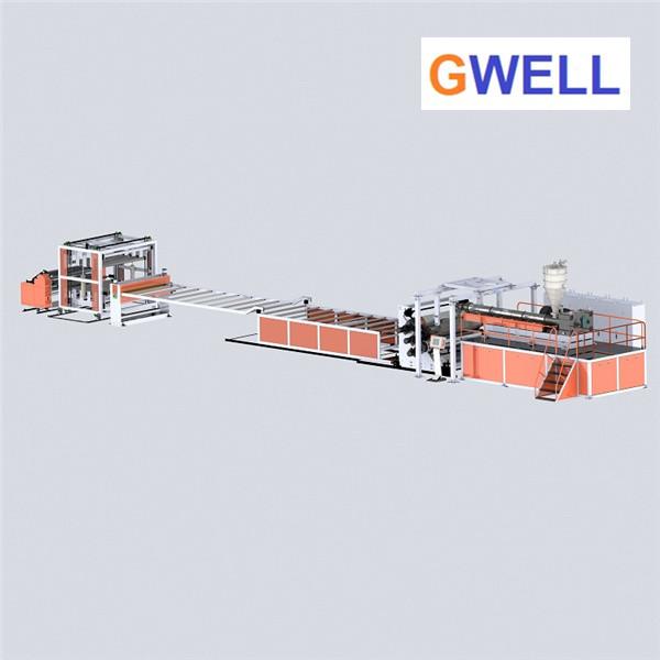 Cheap 0.4mm Transparent Soft Pvc Sheet Manufacturing Machine Pvc Single Screw Extruder for sale