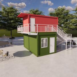 Best Outdoor Party Prebuilt Container House Foldable Easy Assembly Deployment wholesale
