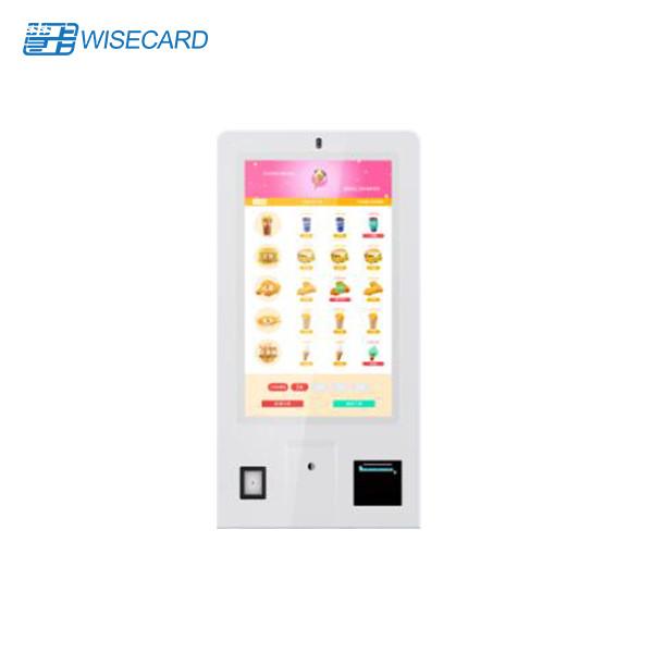 Cheap Face Recognition 300cd/m2 Self Service Ordering Kiosk for sale