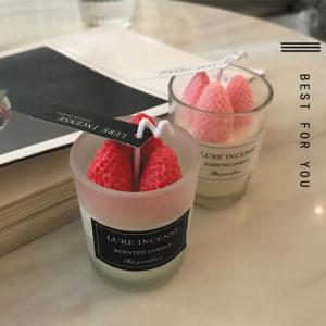 Best Luxury Handmade Glass Jar Scented Candles Beautiful Gifts Candle With Box Packaging wholesale