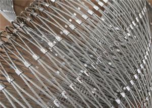 Best Ferrule SS Zoo Aviary Mesh Netting 1.6mm Wire Diameter Polished Surface wholesale