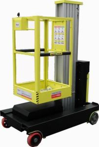 China Single Mast Self Propelled Elevating Work Platforms For Indoor Maintenance Service on sale