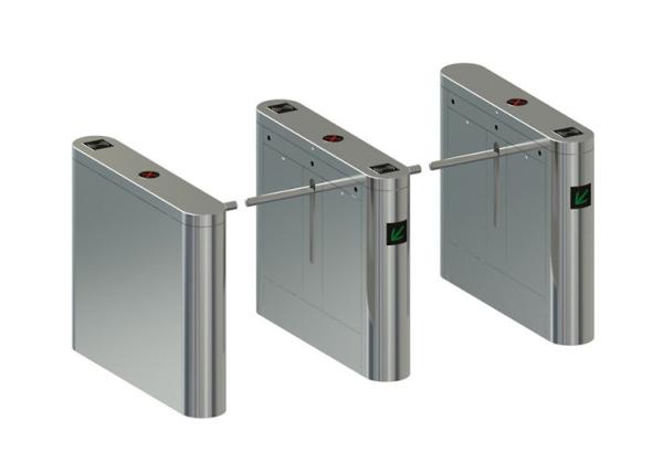 Cheap IP55 RFID Security Gate Access Control Double Moter Bridge Drop Arm Turnstile for sale