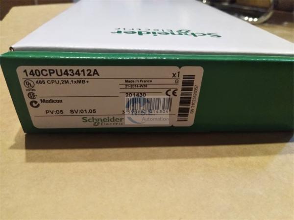 Cheap Automated Schneider Electric Parts Schneider Modicon 140CPU43412A Concept Processor for sale