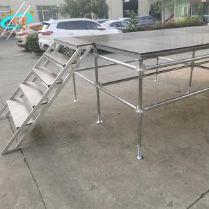 China Platform 6061-T6 Aluminum Truss Stage Movable Scaffolding on sale