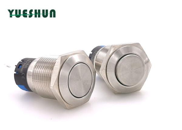 Cheap High Round Head Stainless Push Button Switch Durable For Longstanding Press for sale