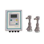 no pressure drop transit time insertion type ultrasonic flow meter with high
