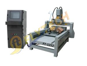 Best 4 Axis CNC Router machine with high precision with double rotary axis for 3D engraving wholesale