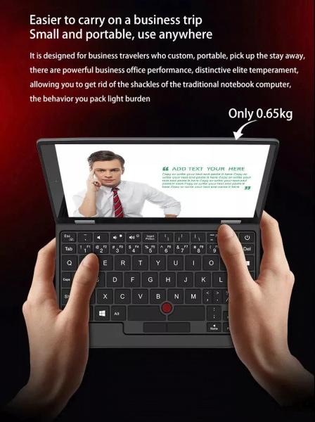 Cheap Factory price A7 laptops computer 7 Inch Intel 12GB 256GB Netbook win dows 11 Handheld Mini Business Cheap Pocket Laptop touchscreen Smart Tablet PC for sale
