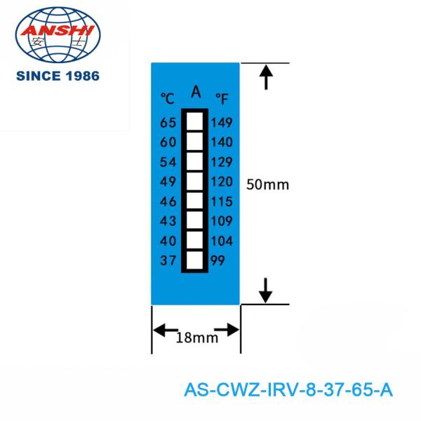 Cheap Instant Read Temperature Measuring Strips 37-65c 99-149f Fast Red Indicator for sale