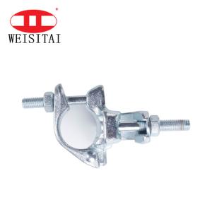 China 48.3mm Double Scaffold Coupler Right Angle Drop Forged on sale