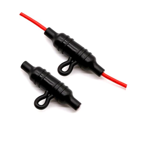 Cheap IP67 AGC Waterproof Inline Fuse Holder Black Splash Resistant for sale