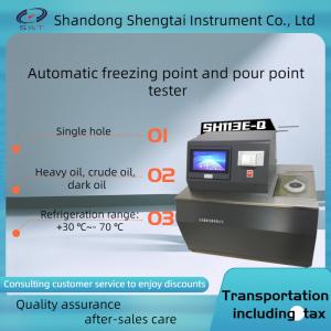 China Fully Automatic Freezing Pour Point Tester Single Hole Dual Stage Refrigeration System on sale