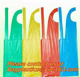 Best Wholesale Cheap PE Apron restaurant kitchen for adults colorful Disposable plastic apron, BIODEGRADABLE COMPOSTABLE CORN wholesale