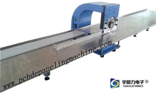 Cheap 420X 280 X 400mm 25Kg 110/220V   60W v cut pcb depaneling machine web guide , up and down 2 circular blades,pcb cutting for sale