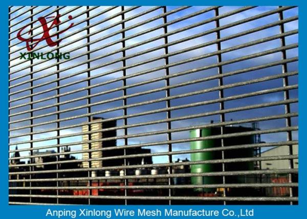 Cheap Custom Security Mesh Fencing , Home Security Fence With Razor Wire for sale