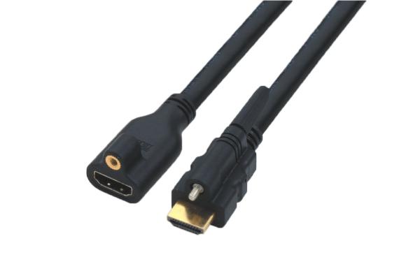 Cheap QS1018  Locking HDMI Cable with screws for sale