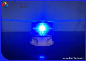 Remote Control Solar Powered Warning Lights / Led Obstruction Light UV Protection