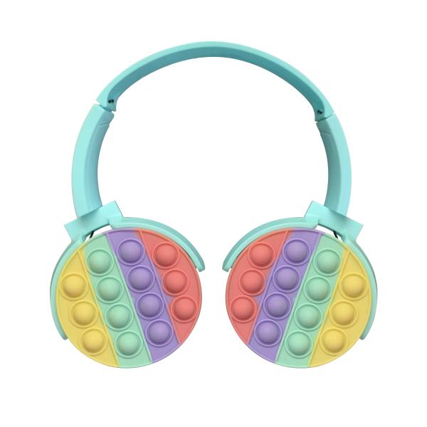 Cheap ABS Stereo Bluetooth Headphone Pressure Relieved Panel Folding Wireless Headset for sale