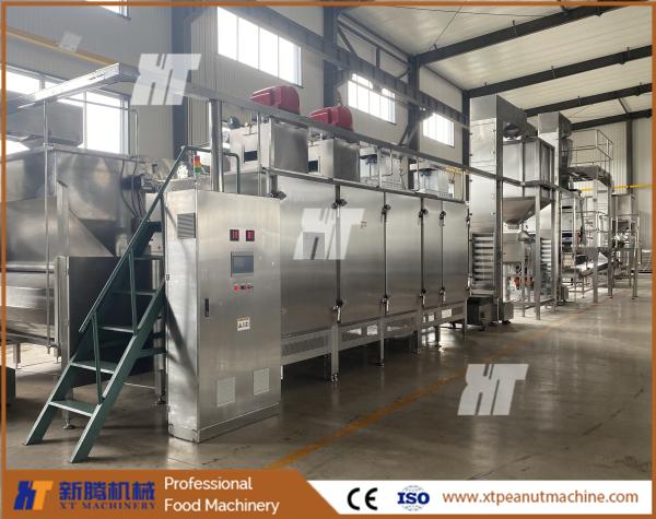 Cheap Intelligent Groundnut Roasting Machine Continuous Soybean Roasting Machine 1000kg/H for sale