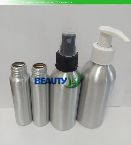 Cheap Custom Empty Cosmetic Perfume Bottles Aluminum Containers with Spray Pumps for sale