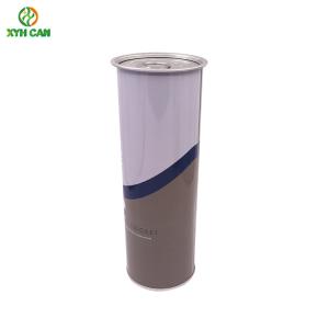 Best Custom Printed Empty Large Tin Containers With Lids SGS Certification wholesale