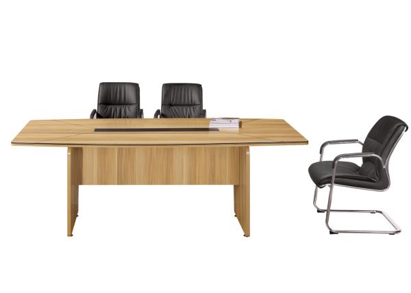 Cheap MFC Particle Board Melamine Conference Table Custom Design With Steady Edge for sale