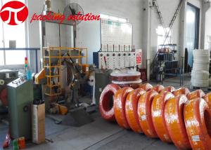 China Vertical Stretch Film PVC Pipe Packing Machine 3.0kw Electric Coil Spiral Packing Machine on sale