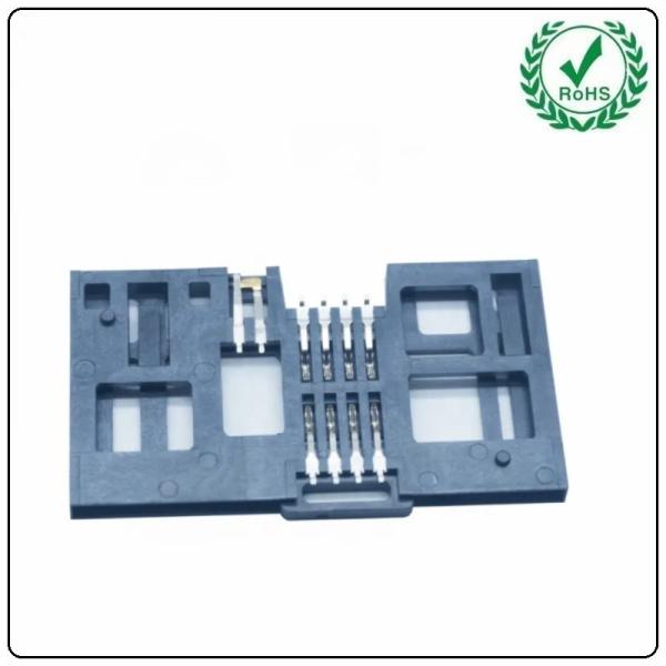 Cheap Smart Ic Card Reader Connector , 8+2 Pin SMT Type IC Card Readers For Pos for sale