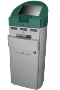 A1 Selfservice touchscreen bank pass and list printing kiosk