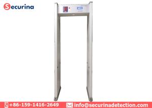 Best 4inch LCD Screen Metal Walk Through Security Detector 6 Zones 200 Sensitivity Level wholesale