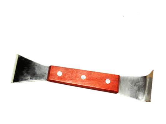Cheap Beekeeping Tool Stainless Steel Hive Tool Scraper With Wooden Handle For Beekeeping for sale