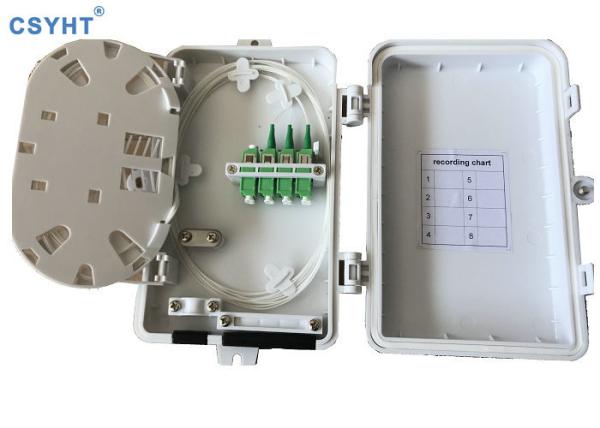 Cheap Optical Fiber Splitter Box Access Terminal Box 4 Cores  ODP FTTH Distribution Box For FTTH Drop Cable for sale
