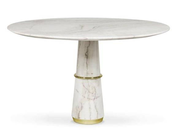 Cheap Marble AGRA Modern Dining Room Tables Craftsmanship And Elegance Display for sale