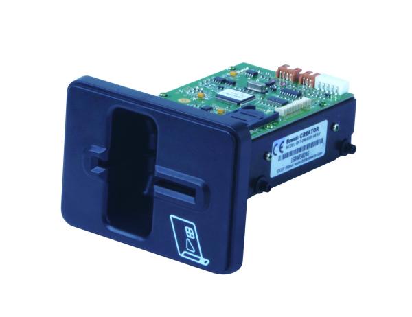 Cheap CRT-288-K RS232 USB Insert Card Reader DC5V For Magnetic Cards for sale