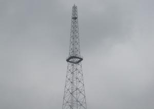 Best 355 Mpa Self Standing Antenna Tower , 80m Quadrilateral / Triangle Antenna Tower wholesale