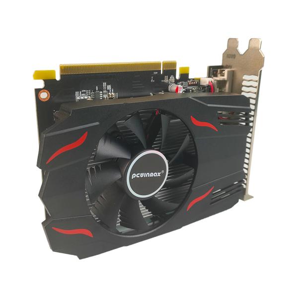 Cheap PCWINMAX Radeon RX 550 4GB GDDR5 128 Bit Desktop Graphics Card Gaming GPU with HD DP DVI Output Support OEM ODM for sale