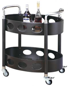 Best Room Service Equipments Oval Liquor Trolley Restaurant Supply Equipment For Restaurant wholesale