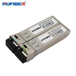 China 10G WDM SFP+ Module Transceiver 40km 1270/1330nm 10G SFP+ BIDI 40km compatible with Cisco on sale
