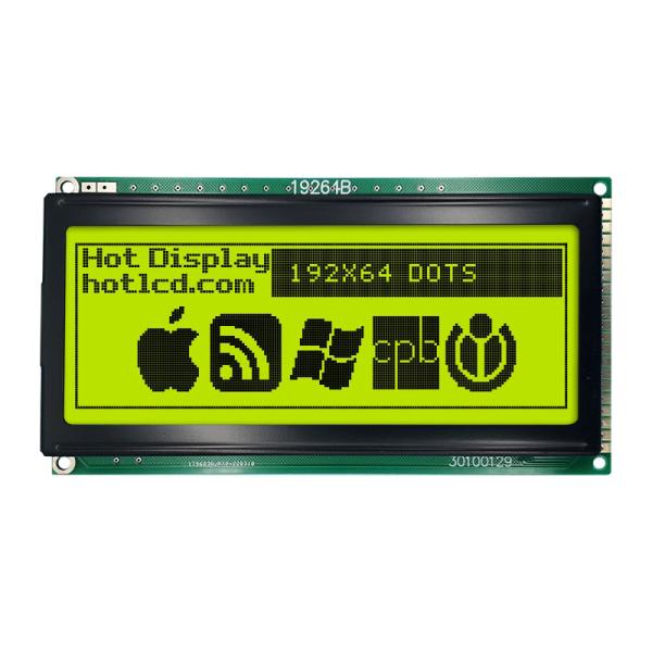 Cheap 192X64 KS0108 Graphic LCD Module Display With White Backlight HTM19264B for sale