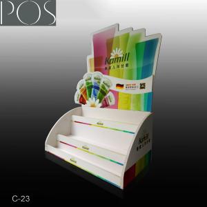 Best PVC foamboard colorful counter display in three layers wholesale