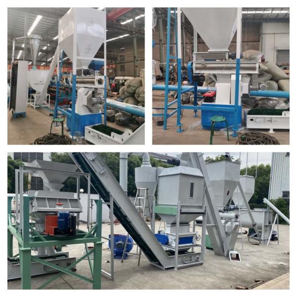 Cheap Automatic Bagging Machine Animal Feed Pellet Production Line For Grains 1-12mm for sale