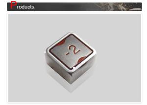 LOP Elevator Push Button with Good Touch Sense Size 45 x 45 mm