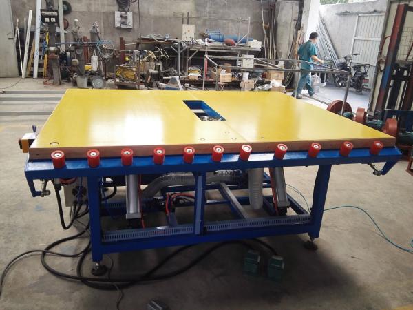 Cheap Warm Edge Spacer Air Float Table,Flexible Spacer IG Assembly Table,Air Floating Application Table with Tilting&Sucker for sale
