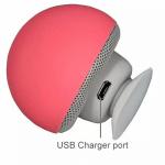 Colorful Portable Mushroom Bluetooth Speaker 3W Output Power With Sucker
