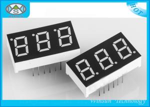 30.1 X 16 X 7mm Digital Counter Display 0.4 Inch , 3 Digit Seven Segment Display For Indicators