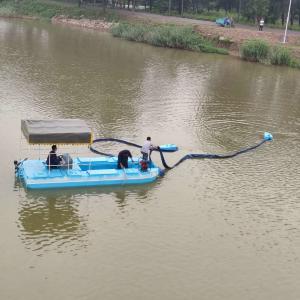 Best Fish Pond Algae Duck Weed Collect Boat With Robot Arm For Water Surface Cleaning wholesale